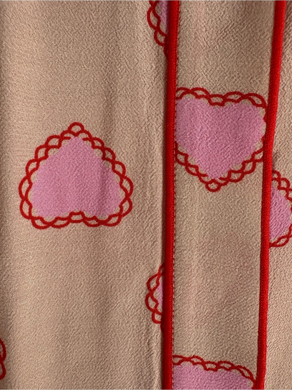 LK Bennett NWT Heart  Print Bow Blouse - Picture 8 of 12